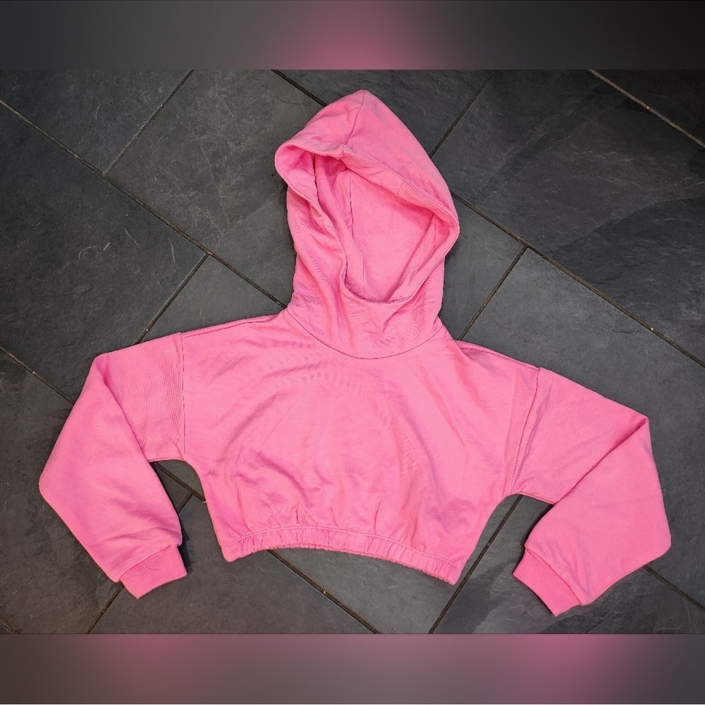BNWOT Naked wardrobe oversized cropped hoodie Size L